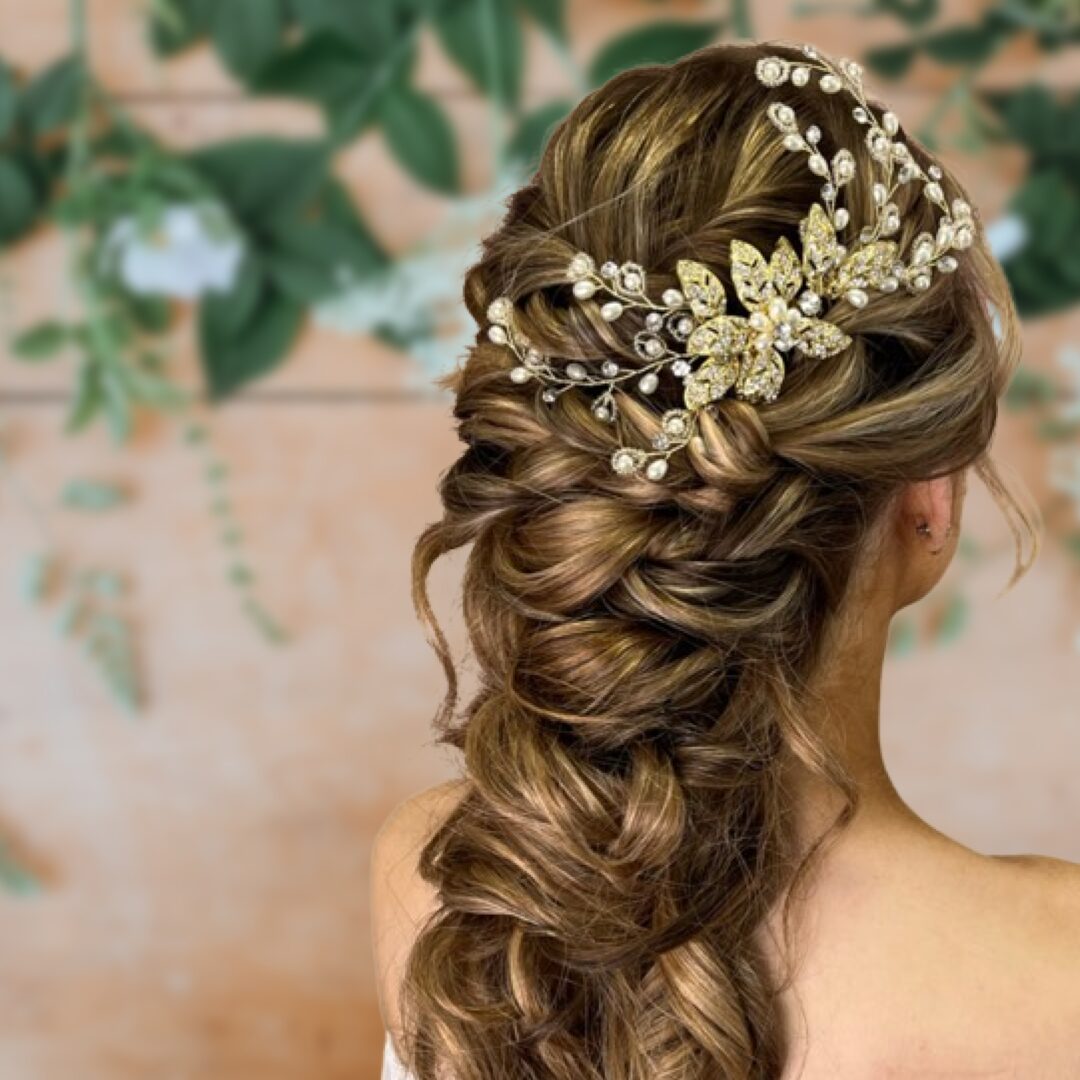 Pearl Vines Gold – Comb